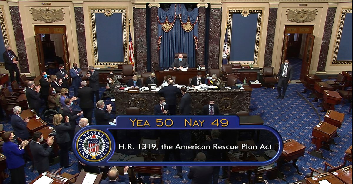 Senate Passes .9 Trillion COVID-19 Relief Bill