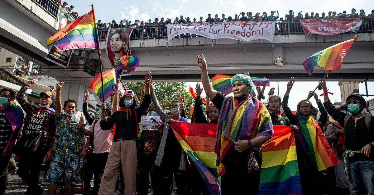 Myanmarâ€™s Pro-Democracy Protests Are Giving a Voice to LGBTQ+ People