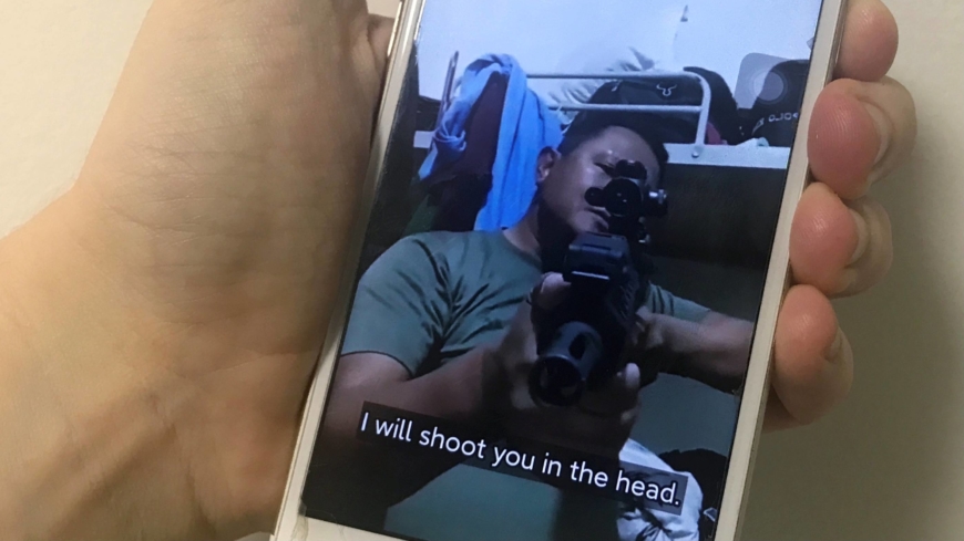 ‘I will shoot whoever I see’: Myanmar soldiers threaten protesters on TikTok